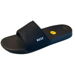 Reef Mens Size 13 One Slide‎ Black Slides Sandals